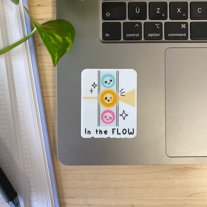 Flow Cytometry Vinyl Sticker