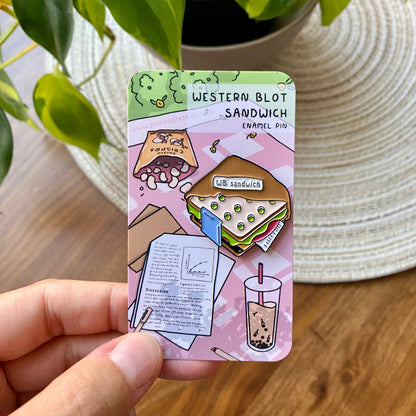 Lab picnic enamel pin set