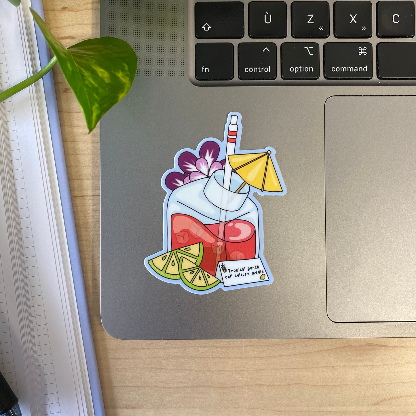 Cell Culture Tropical Punch Vinyl Sticker