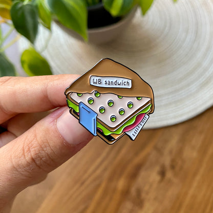 Lab picnic enamel pin set