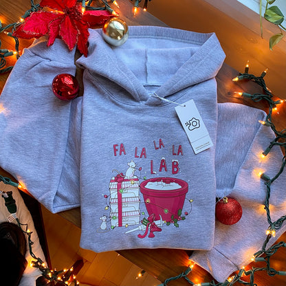 Fa La La La LAB Christmas Hoodie