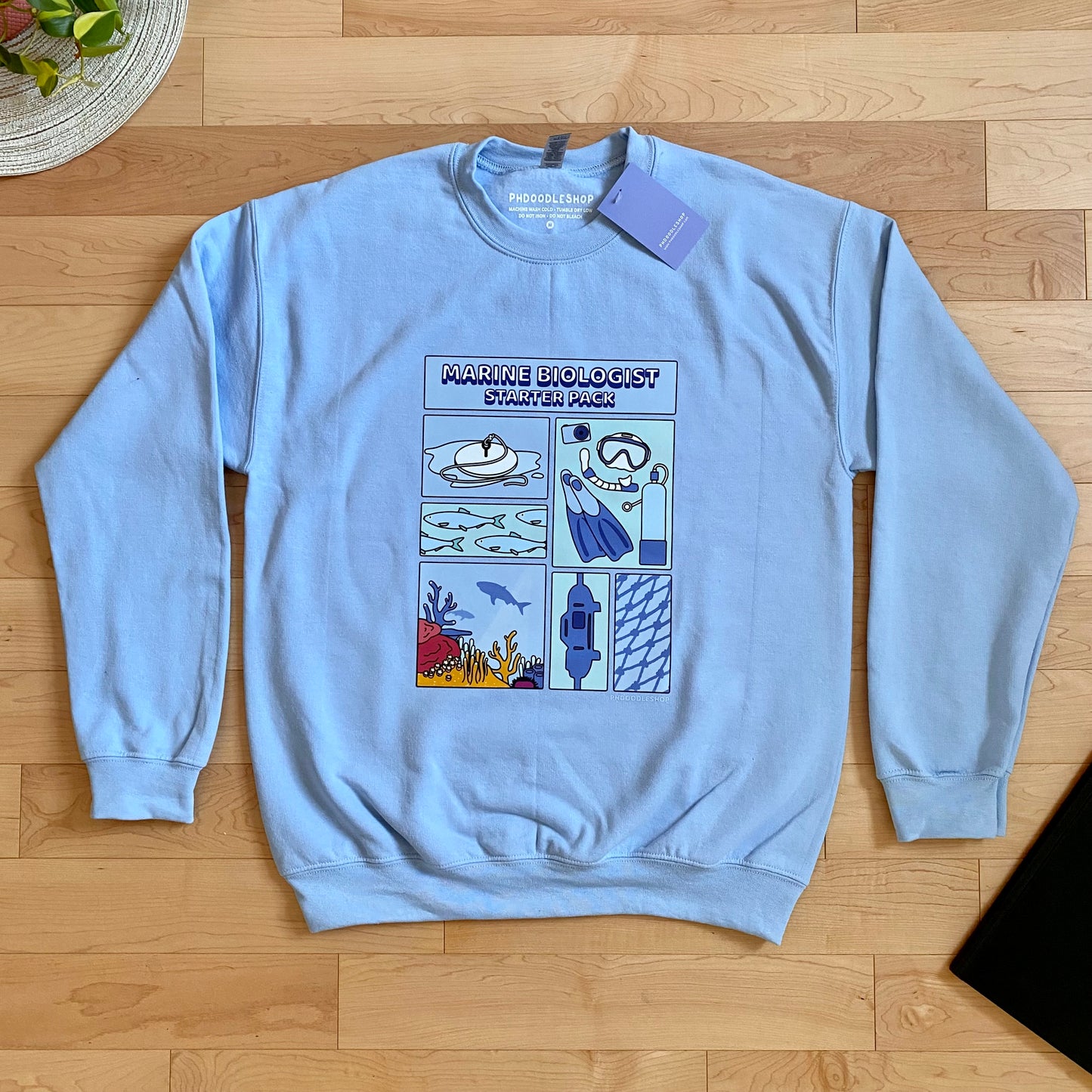 Marine Biologist Starter Pack Sweatshirt