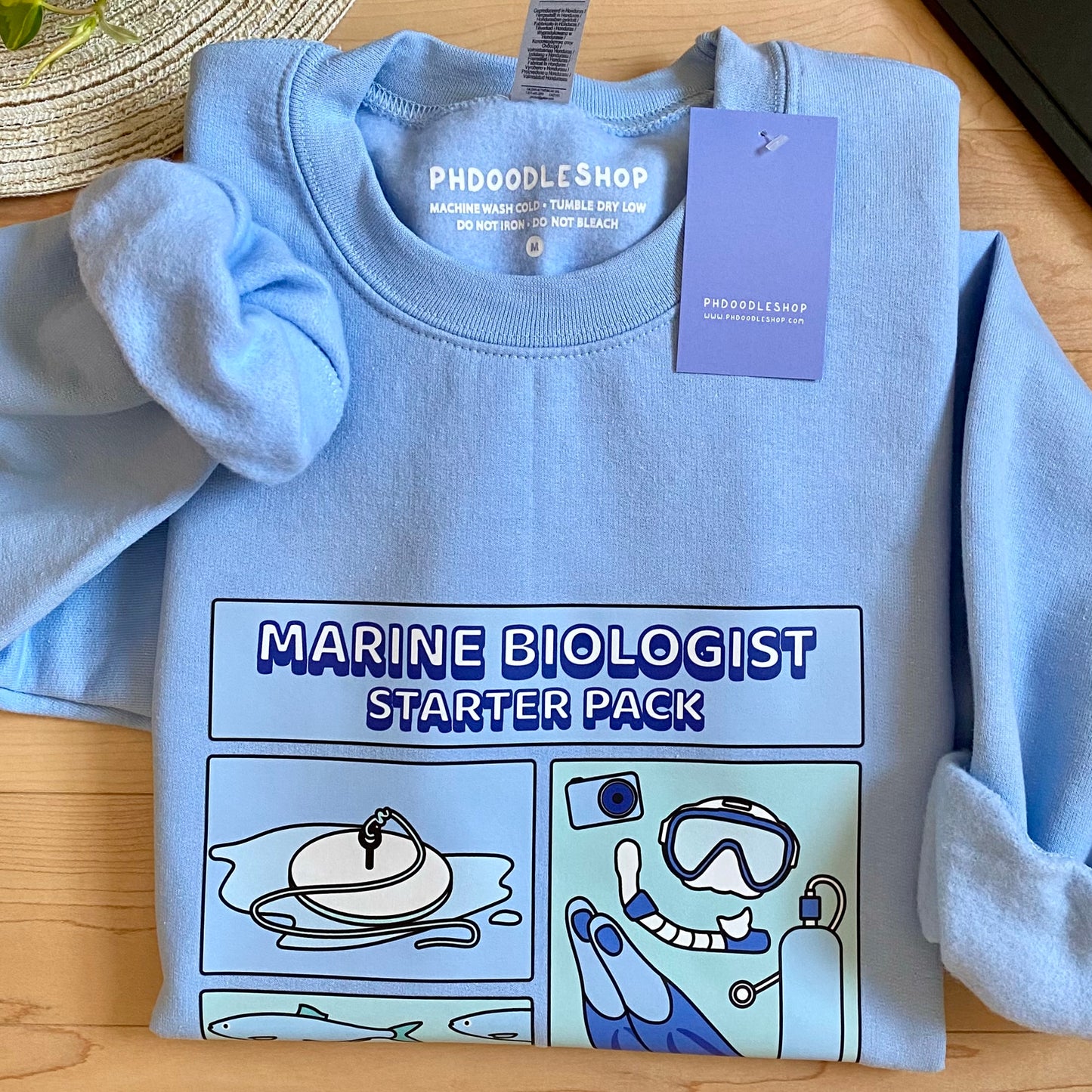 Marine Biologist Starter Pack Sweatshirt