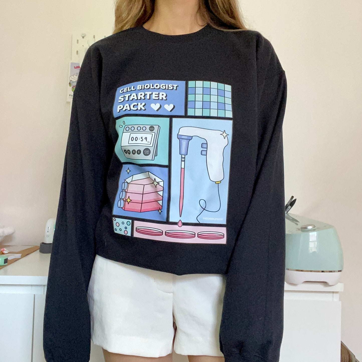 Cell Biologist Starter Pack Sweatshirt