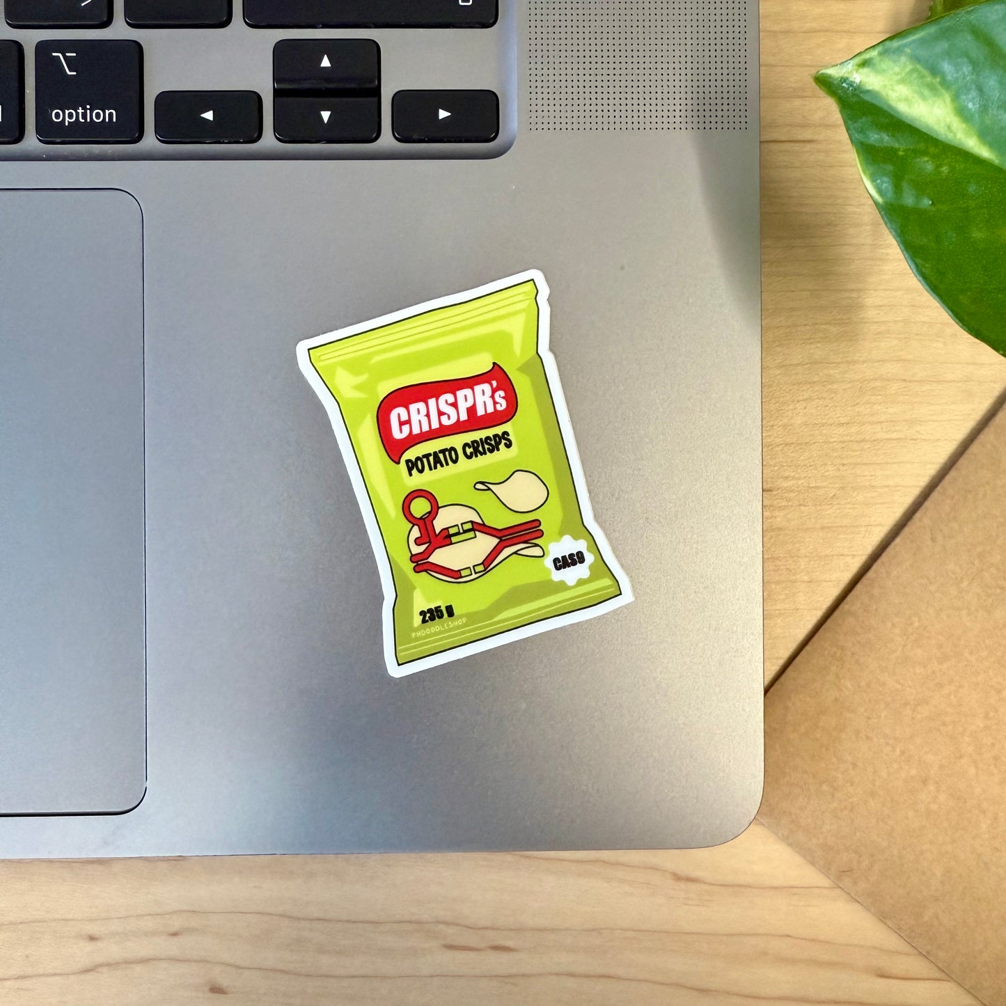 CRISPR Potato Crisps Vinyl Sticker