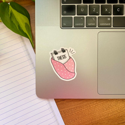 PhD Thesis Baby Vinyl Sticker