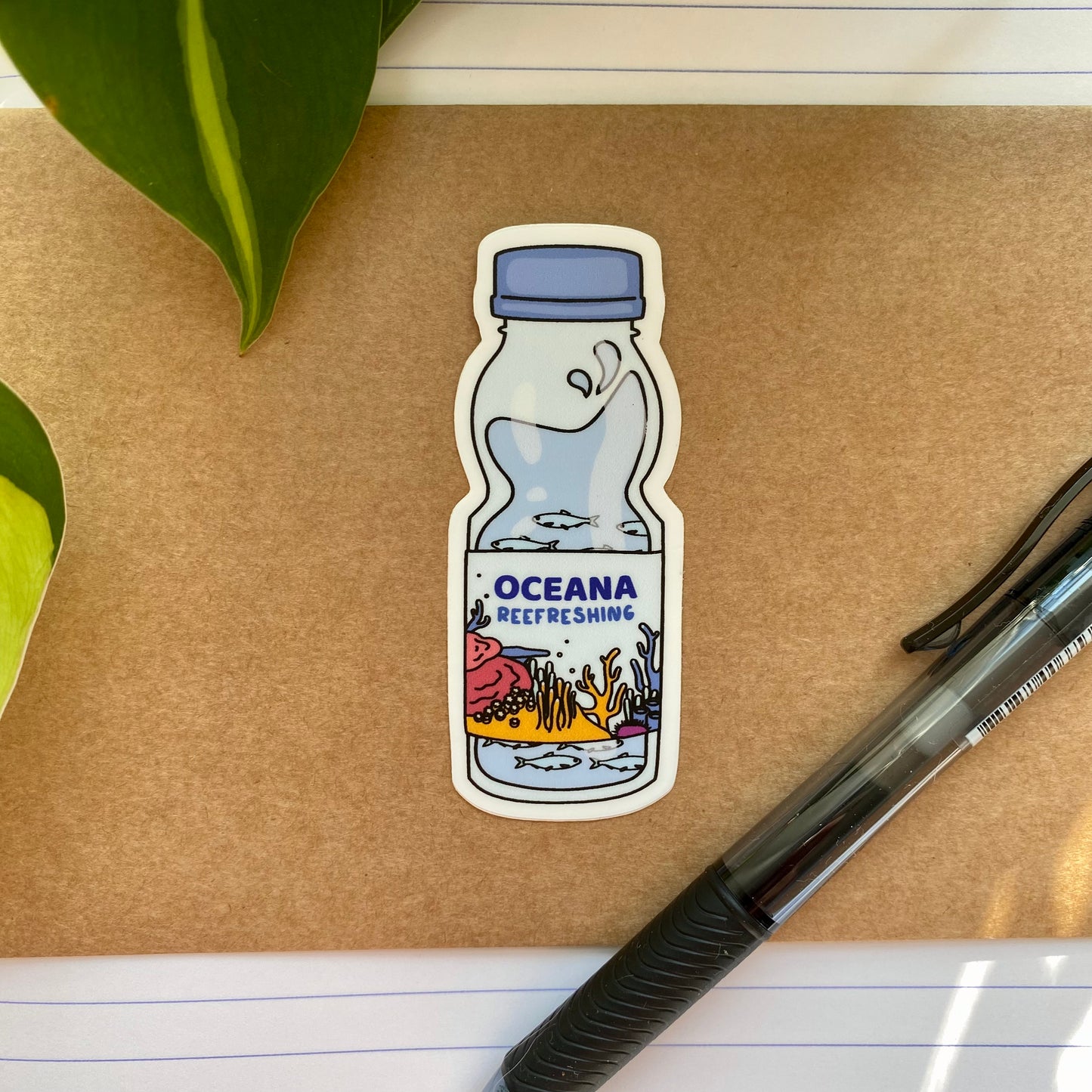 "REEFreshing" Ocean Juice Vinyl Sticker