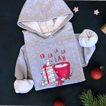 Fa La La La LAB Christmas Hoodie