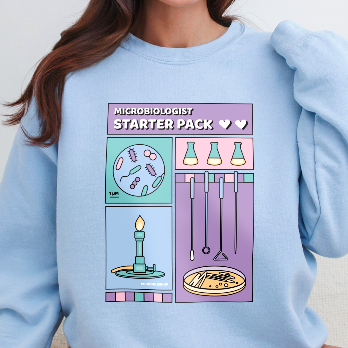 Microbiologist Starter Pack Sweatshirt