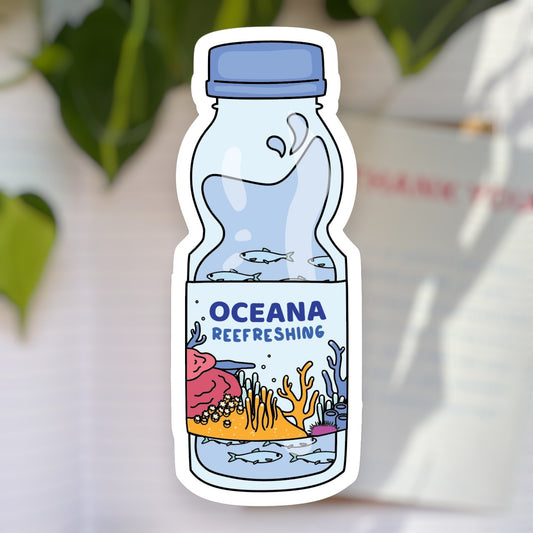 "REEFreshing" Ocean Juice Vinyl Sticker