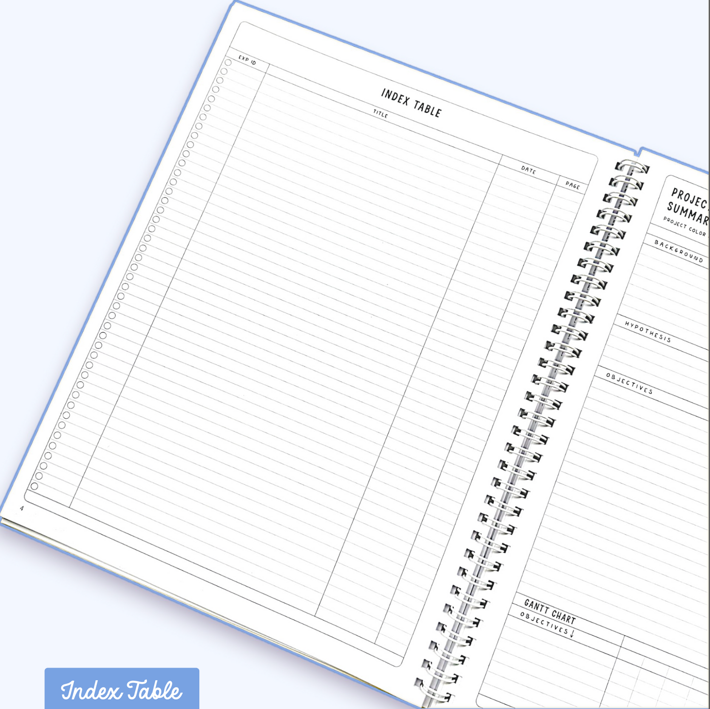 PCR Set Up Laboratory Notebook (Spiral)