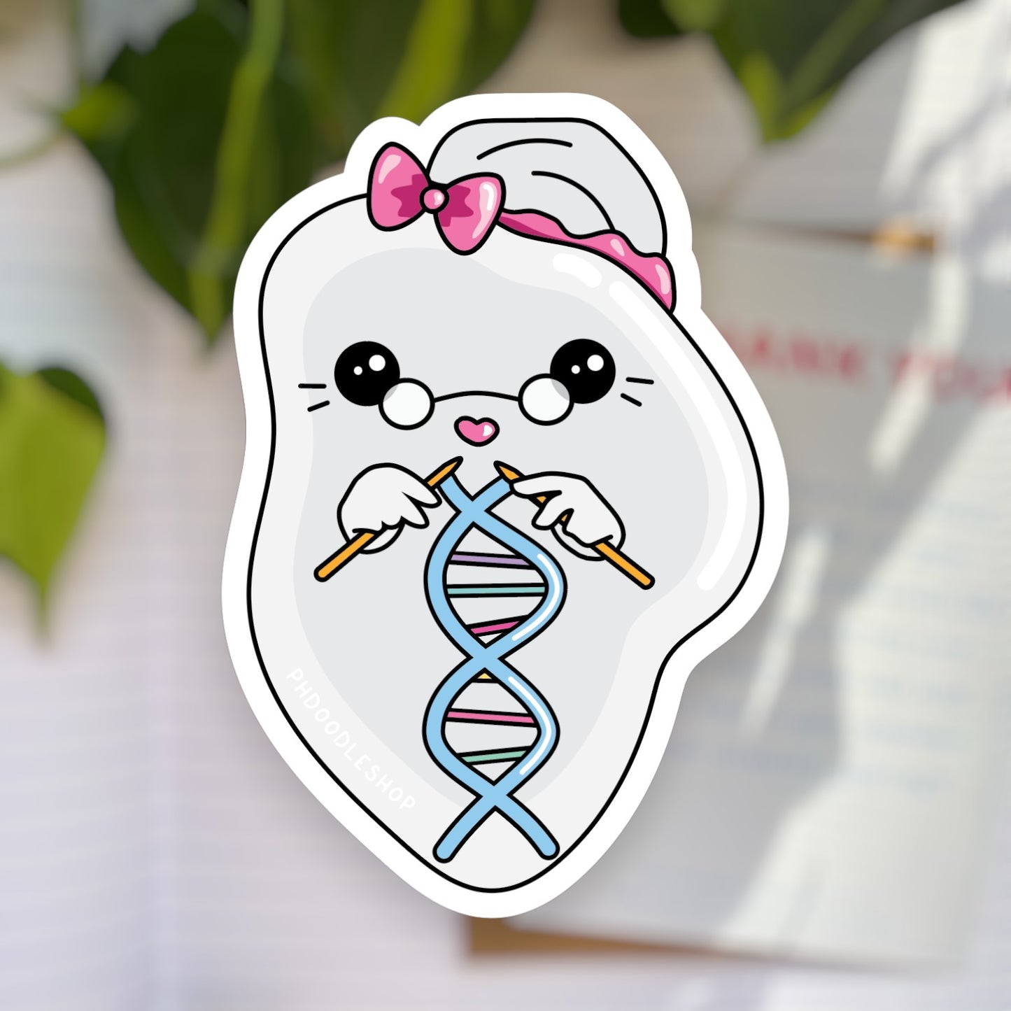 DNA Polymerase Vinyl Sticker