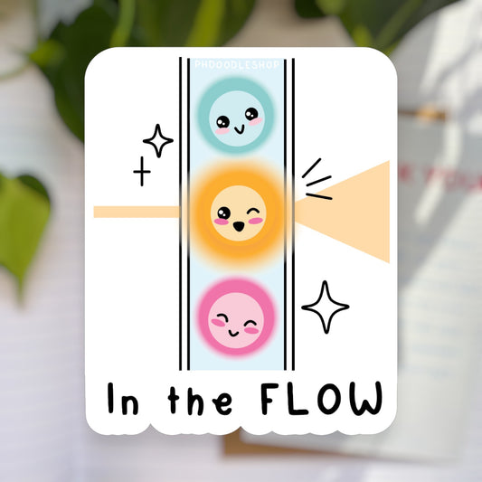 Flow Cytometry Vinyl Sticker