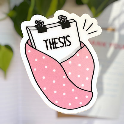 PhD Thesis Baby Vinyl Sticker