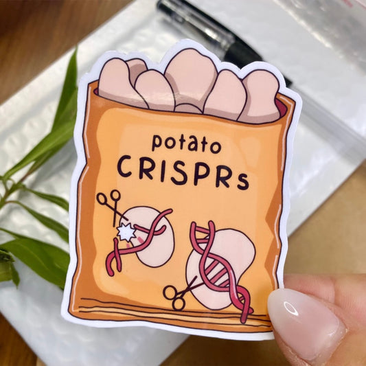 CRISPR Potato Chips Vinyl Sticker
